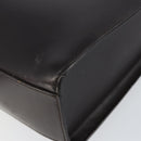 GUCCI Shoulder Bag Leather Brown Silver Auth ep11636-17