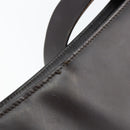 GUCCI Shoulder Bag Leather Brown Silver Auth ep11636-9