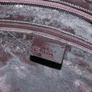 GUCCI Shoulder Bag Leather Brown Silver Auth ep11636-19