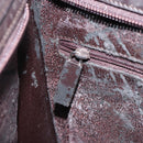 GUCCI Shoulder Bag Leather Brown Silver Auth ep11636-22