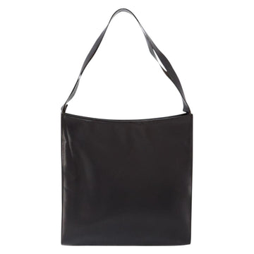 GUCCI Shoulder Bag Leather Brown Silver Auth ep11636 - 0