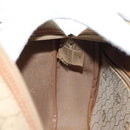 Christian Dior Honeycomb Canvas Chain Shoulder Bag PVC Beige Gold Auth ep11637-21