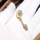 Christian Dior Honeycomb Canvas Chain Shoulder Bag PVC Beige Gold Auth ep11637-12