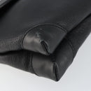 GUCCI Shoulder Bag Leather Black Gold 49 007 5548 Auth ep11639-14