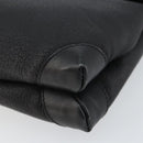 GUCCI Shoulder Bag Leather Black Gold 49 007 5548 Auth ep11639-15