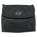 GUCCI Shoulder Bag Leather Black Gold 49 007 5548 Auth ep11639-13