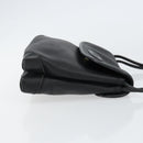 GUCCI Shoulder Bag Leather Black Gold 49 007 5548 Auth ep11639-3