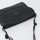 GUCCI Shoulder Bag Leather Black Gold 49 007 5548 Auth ep11639-6