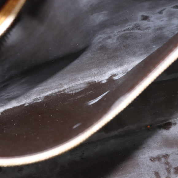 LOUIS VUITTON Monogram Vernis Van Damme Hand Bag Bronze M91125 LV Auth ep11640