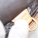 LOUIS VUITTON Monogram Vernis Van Damme Hand Bag Bronze M91125 LV Auth ep11640-12