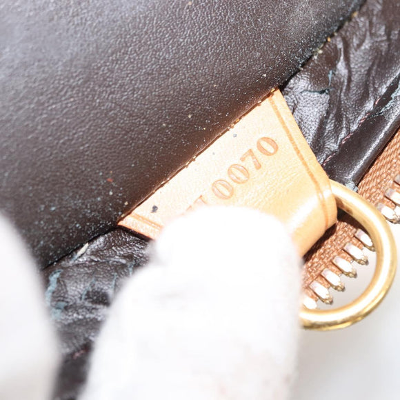 LOUIS VUITTON Monogram Vernis Van Damme Hand Bag Bronze M91125 LV Auth ep11640