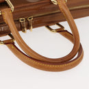 LOUIS VUITTON Monogram Vernis Van Damme Hand Bag Bronze M91125 LV Auth ep11640-7