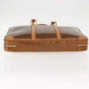 LOUIS VUITTON Monogram Vernis Van Damme Hand Bag Bronze M91125 LV Auth ep11640-5