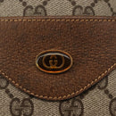 GUCCI GG Supreme Web Sherry Line Tote Bag PVC Beige Gold 378 02 003 Auth ep11646-17