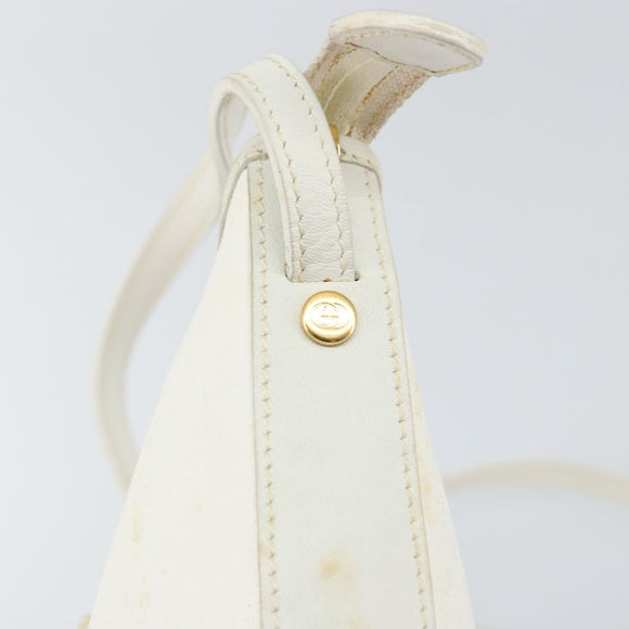 GUCCI Micro GG Supreme Shoulder Bag PVC White Gold 007 115 1095 Auth ep11655