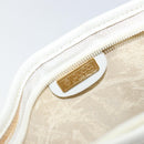 GUCCI Micro GG Supreme Shoulder Bag PVC White Gold 007 115 1095 Auth ep11655-17