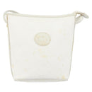 GUCCI Micro GG Supreme Shoulder Bag PVC White Gold 007 115 1095 Auth ep11655-2