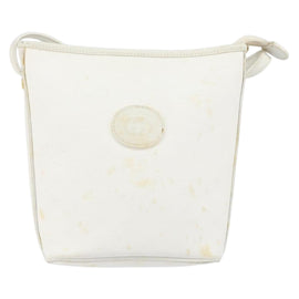 GUCCI Micro GG Supreme Shoulder Bag PVC White Gold 007 115 1095 Auth ep11655 - 0