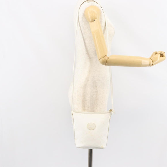 GUCCI Micro GG Supreme Shoulder Bag PVC White Gold 007 115 1095 Auth ep11655