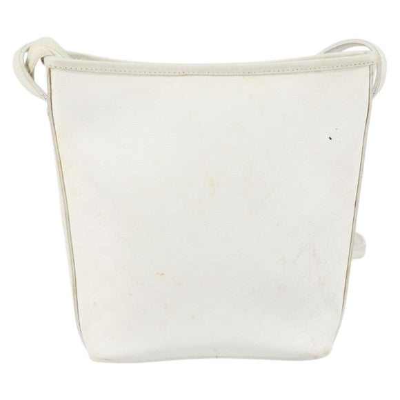 GUCCI Micro GG Supreme Shoulder Bag PVC White Gold 007 115 1095 Auth ep11655