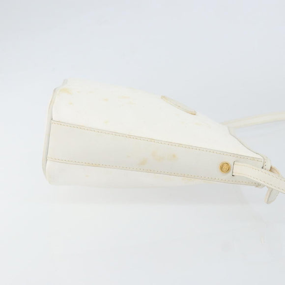 GUCCI Micro GG Supreme Shoulder Bag PVC White Gold 007 115 1095 Auth ep11655