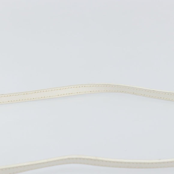 GUCCI Micro GG Supreme Shoulder Bag PVC White Gold 007 115 1095 Auth ep11655