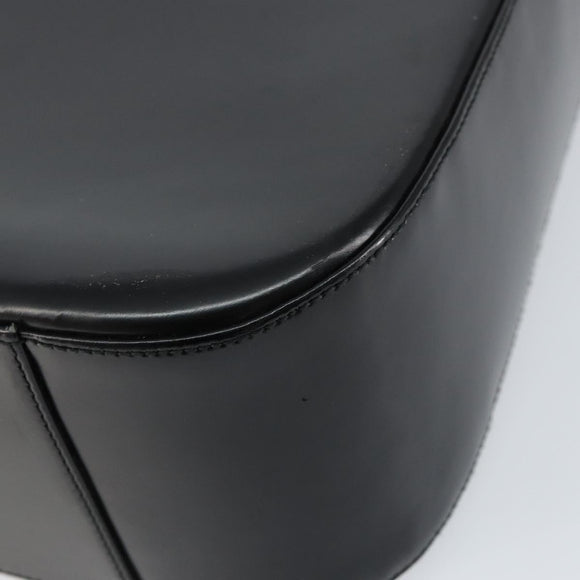 GUCCI Shoulder Bag Enamel Black Silver 001 1274 1703 Auth ep11656