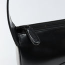 GUCCI Shoulder Bag Enamel Black Silver 001 1274 1703 Auth ep11656-14
