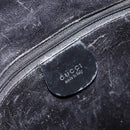 GUCCI Shoulder Bag Enamel Black Silver 001 1274 1703 Auth ep11656-15