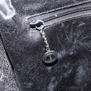 GUCCI Shoulder Bag Enamel Black Silver 001 1274 1703 Auth ep11656-19