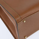 GUCCI Bamboo Hand Bag Leather Brown Gold 002 1186 0260 Auth ep11657-9