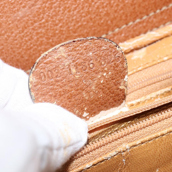 GUCCI Bamboo Hand Bag Leather Brown Gold 002 1186 0260 Auth ep11657