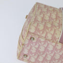 Christian Dior Trotter Canvas Hand Bag PVC Pink Auth ep11661-9