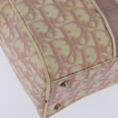 Christian Dior Trotter Canvas Hand Bag PVC Pink Auth ep11661-15