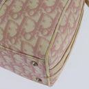 Christian Dior Trotter Canvas Hand Bag PVC Pink Auth ep11661-16