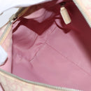 Christian Dior Trotter Canvas Hand Bag PVC Pink Auth ep11661-19