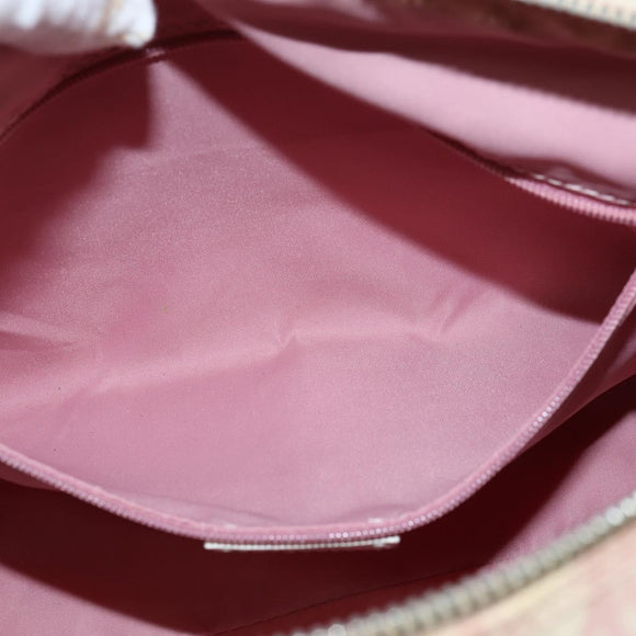 Christian Dior Trotter Canvas Hand Bag PVC Pink Auth ep11661