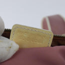 Christian Dior Trotter Canvas Hand Bag PVC Pink Auth ep11661-12