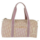 Christian Dior Trotter Canvas Hand Bag PVC Pink Auth ep11661-13