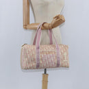 Christian Dior Trotter Canvas Hand Bag PVC Pink Auth ep11661-20