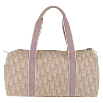 Christian Dior Trotter Canvas Hand Bag PVC Pink Auth ep11661 - 0