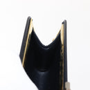 Christian Dior Trotter Canvas Clutch Bag Navy Gold Auth ep11664-16