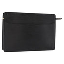 LOUIS VUITTON Epi Pochette Homme Clutch Bag Black Noir M52522 LV Auth ep11666-1
