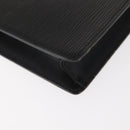 LOUIS VUITTON Epi Pochette Homme Clutch Bag Black Noir M52522 LV Auth ep11666-10