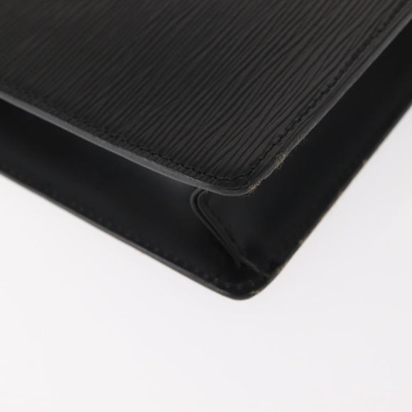 LOUIS VUITTON Epi Pochette Homme Clutch Bag Black Noir M52522 LV Auth ep11666