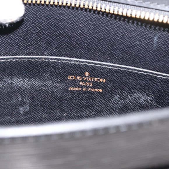 LOUIS VUITTON Epi Pochette Homme Clutch Bag Black Noir M52522 LV Auth ep11666