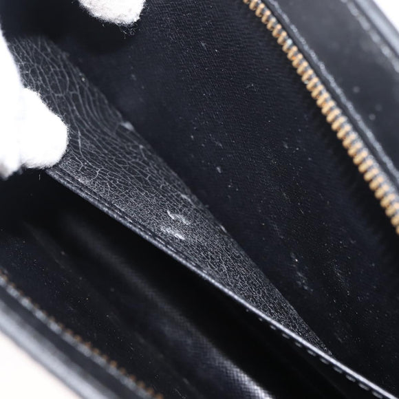 LOUIS VUITTON Epi Pochette Homme Clutch Bag Black Noir M52522 LV Auth ep11666