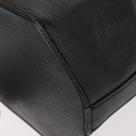 LOUIS VUITTON Epi Sac Depaule PM Shoulder Bag Black M80157 LV Auth ep11675