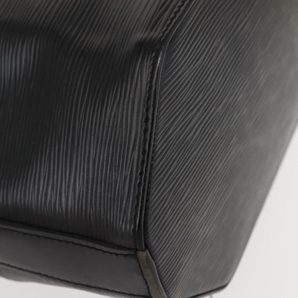 LOUIS VUITTON Epi Sac Depaule PM Shoulder Bag Black M80157 LV Auth ep11675