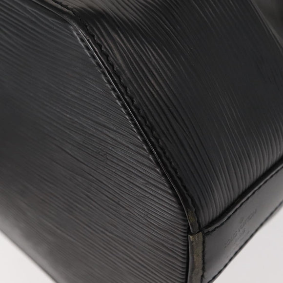 LOUIS VUITTON Epi Sac Depaule PM Shoulder Bag Black M80157 LV Auth ep11675